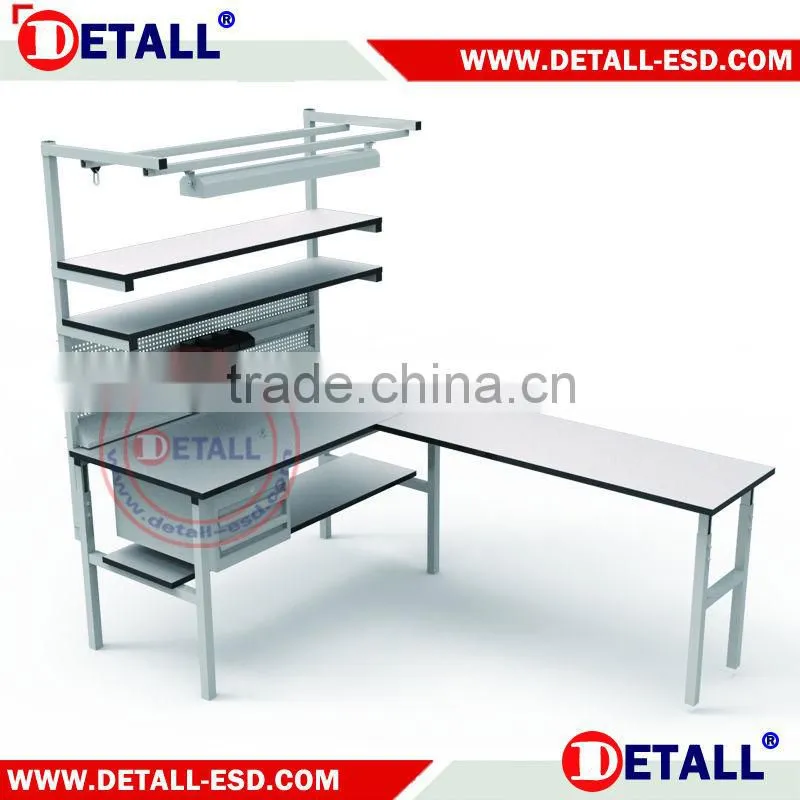 Detall ESD industrial work table with Light