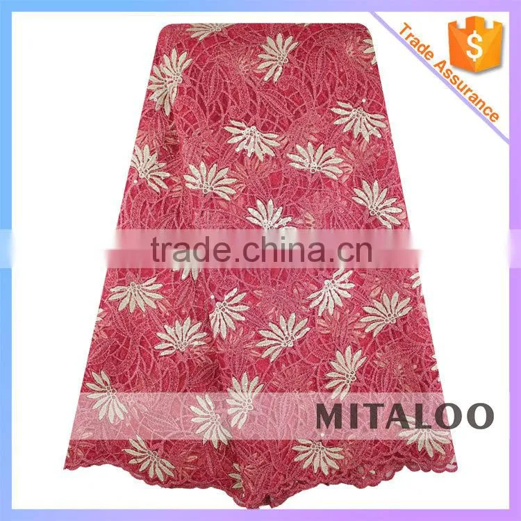 Mitaloo MOG0204 New Style Of Oganza Lace Double Tulle Lace Wedding Lace Dress
