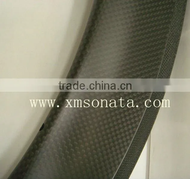 Super light weight toray carbon fiber bike tubular wheels 60mm bicycle road rims for sales
