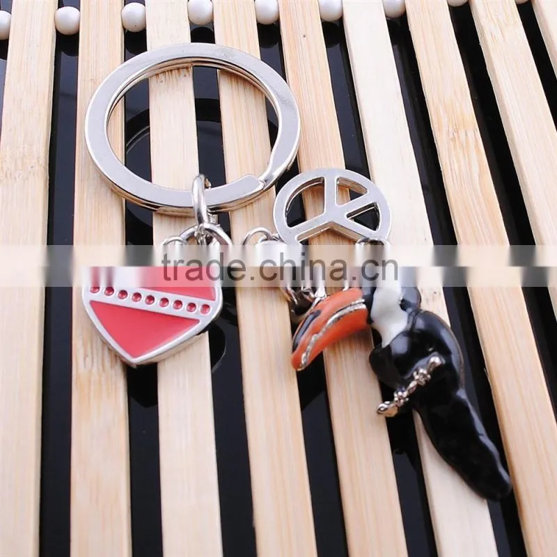 Economical Pet keychain key ring Toucan key chain