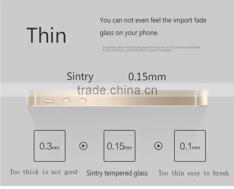 Explosion proof coating screen protector Wholesale No watermark tempered glass screen protector for HUAWEI h30-u10 honor 3