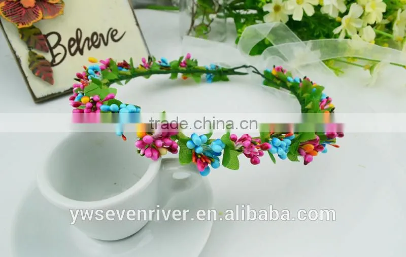 Midsummer simulation berries, female is manual headdress The bride wedding garland The photo studio with makeup crowns