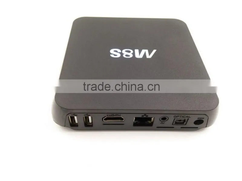 Android TV BOX Amlogic S812 Quad Core Transpeed M8S 2.4G/5G AP6330 4K Android 4.4.2 H.265 Miracast 2G 8G XBMC Kodi fully loaded
