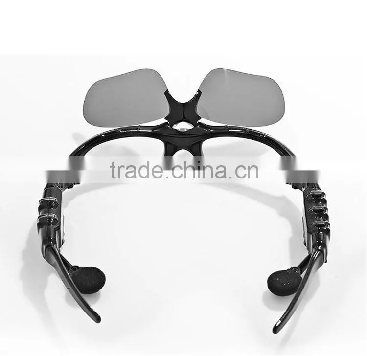 2016 New Wireless bluetooth polarized sunglasses Stereo Music Phone Call Headset for Music BT103