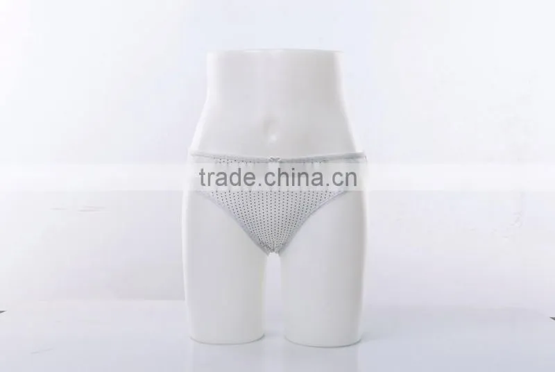 stripe cotton spandex woman underwear