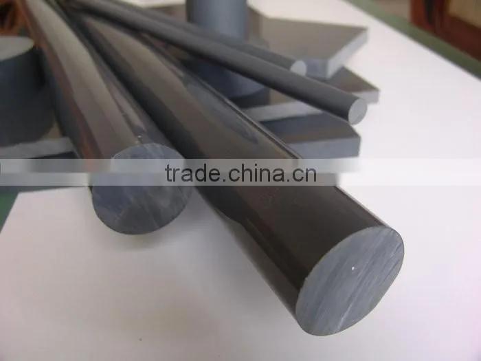 Good Electrical Insulation Surface Smooth Black Plastic Rod PVC