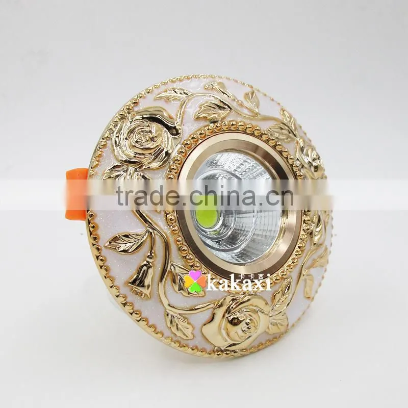 2015 Best-selling European LED LED Downlight 3W 5w COB LED Ceiling Light Spotlights