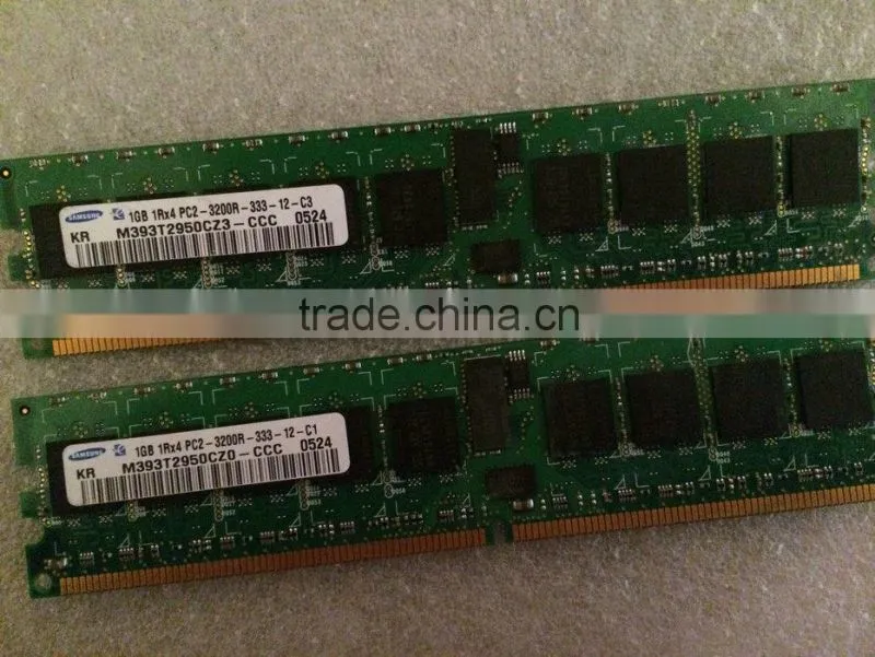 Amazing low price for 100% orginal ! 1G PC2-3200 REG 400MHZ DDR2 server ram memory