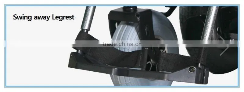 heavy duty power wheelchair with CE approval for disabled man trip