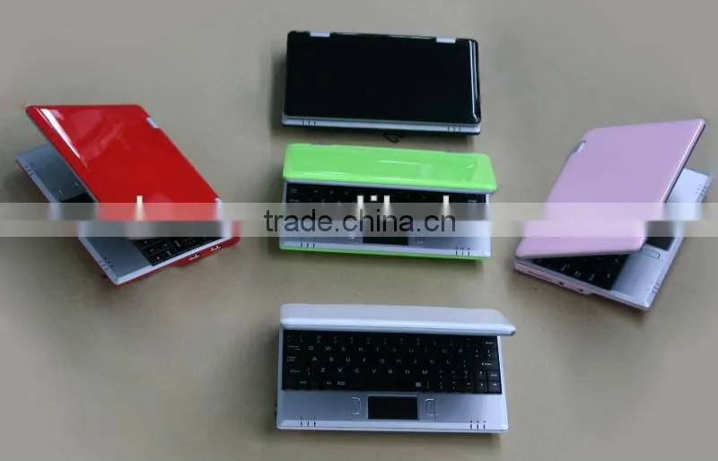 7 inch cheap china laptop mini Netbook android WM8850 with wifi webcamera