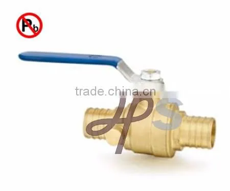 Hot forging Lead free brass pex ball valve