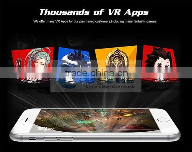 For 3.5 - 6.0 inch Smartphone+Bluetooth Controller 1.0 Google Cardboard VR BOX II 2.0 Version VR Virtual Reality 3D Glasses