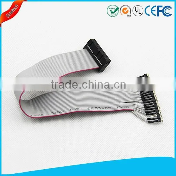 2.54mm ffc/fpc flat IDC cable connector in grey