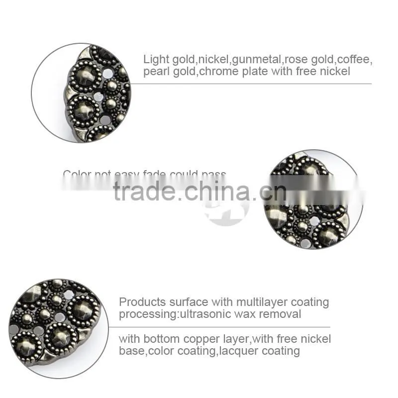 Fashion Beautiful Embossed Logo Coat Sewing Button