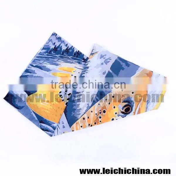Unique 3D brown trout multifunctional bandanas headwear