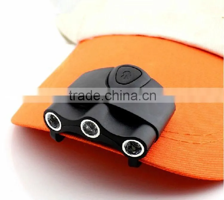 Goread 3 high bright Student Reading Lamp LED cap lamp