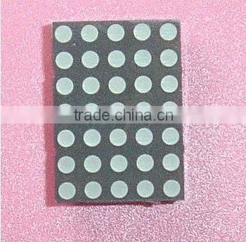 Lighting colors 5*7 LED dot matrix display