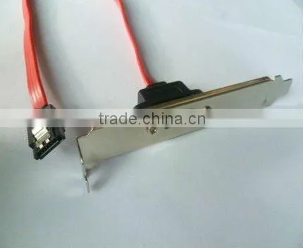SATA 7P to 1 port sata 7p with bracket