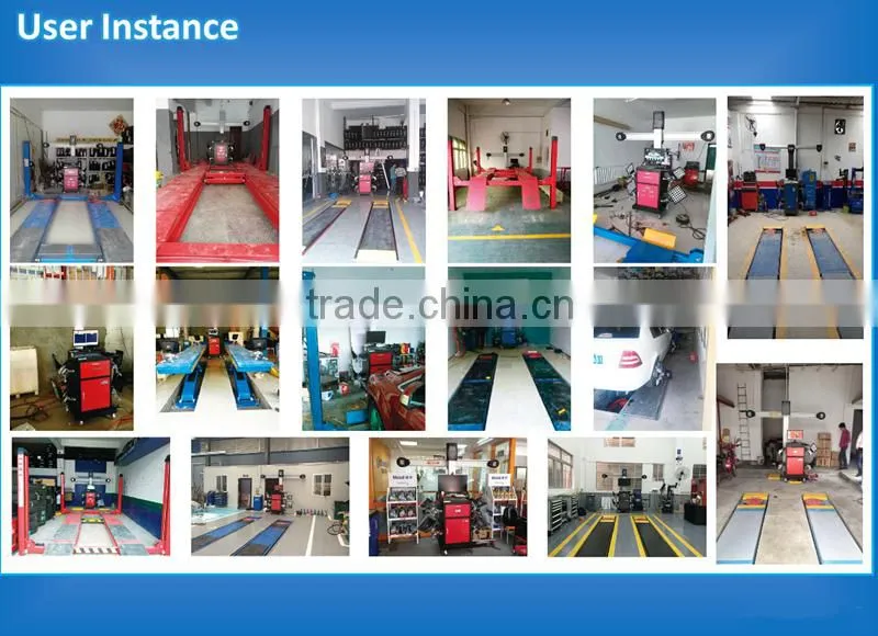 Hight resolution cameras 3D wheel alignment machine