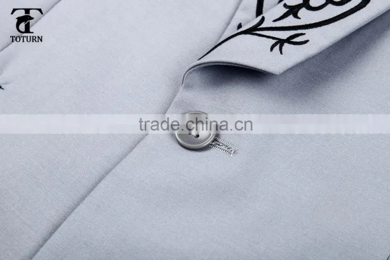 hot new products for 2016 High Quality Wholesale formal frock dress embroidery design man's suits
