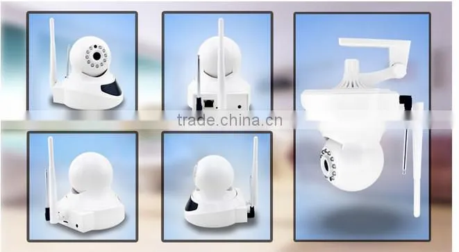 Intelligent Security Dome Camera IP alarm / Video WIFI network Home Burglar Alarm System