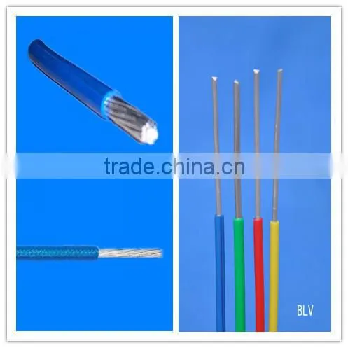 pvc insulated single core aluminum wire blv electric wire