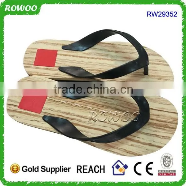 high quality unisex wood slipper breathable and comfortable cork sandal