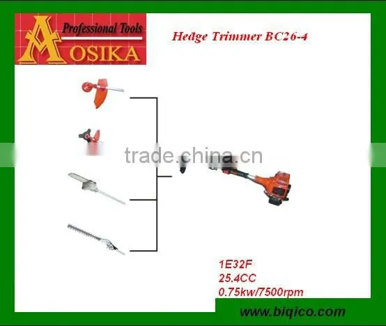 pole gasoline hedge trimmer 7 in 1 garden tools for 25CC 33CC 36CC 43CC 52CC with CE SAA EMC GS certificate