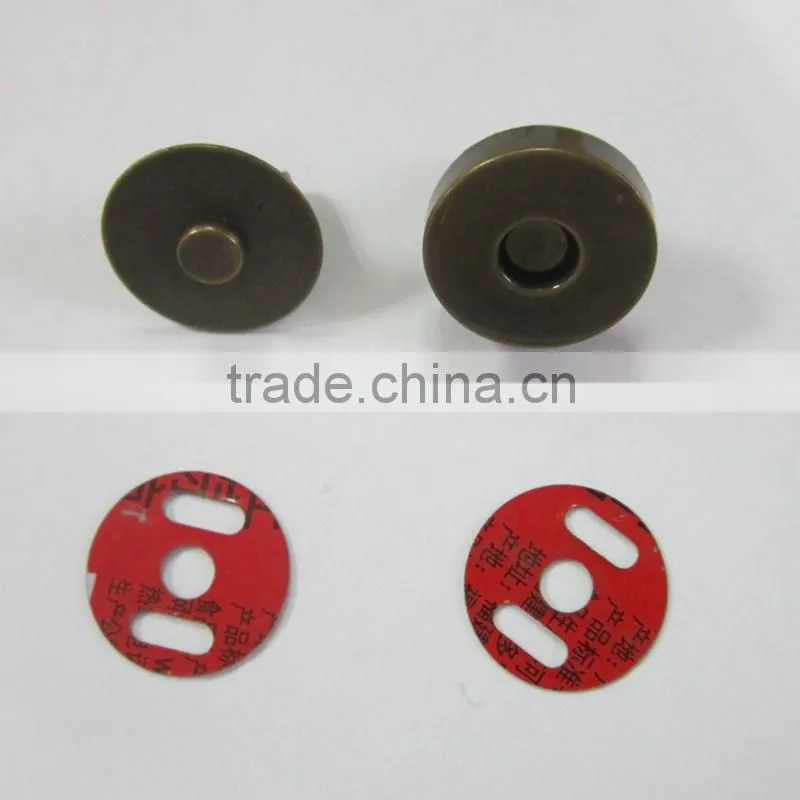 Anti-brass Magnetic snap button For Ladies Handbag With Cheap Factory Price