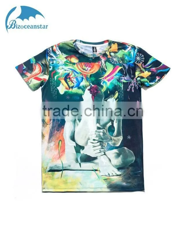2016 Custom Sublimation Printing Dry fit 3D Baseball T shirt/Soccer Jersey