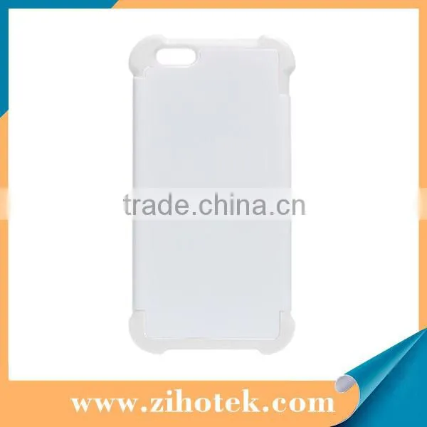 For iPhone 6 plus mobile phone cover 3D sublimation 2 in 1 cases blank sublimation