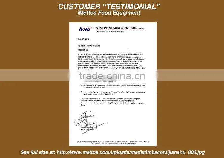 High quality Commercial Meat Processing Equipment iMettos Meat Processing Factory Equipment