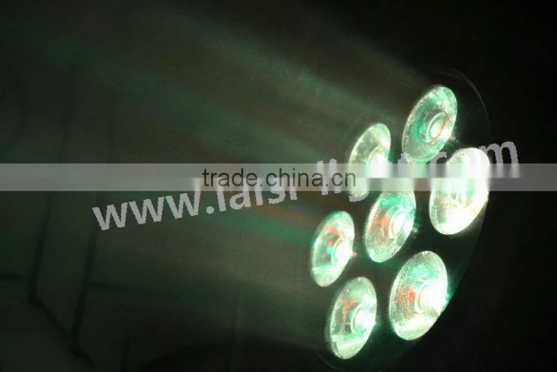 7pcs ip65 7*15W Slim Par Light RGBWAUV 6in1 led slim par can light