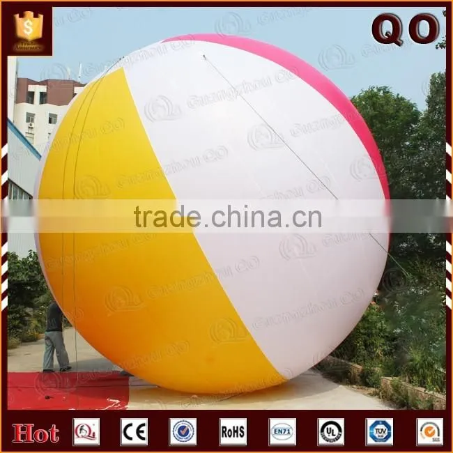 Wholesale fabric covered inflatable beach ball