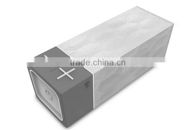 metal bluetooth speaker wireless portable hands free phone call digital clock NFC function OEM bluetooth speaker