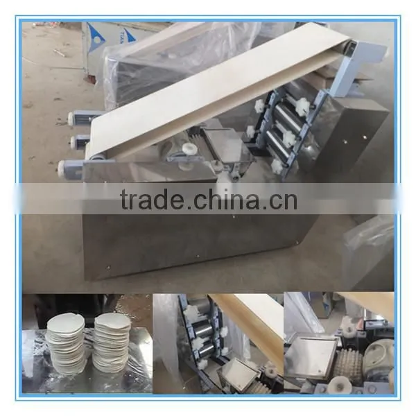 Food factory use samosa dumpling wrapper skin machine/pelmeni wrapper machine