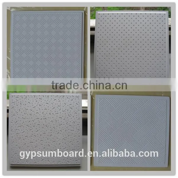 The calcium silicon ceiling and gypsum ceiling