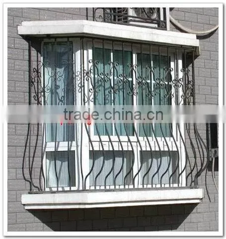 Top-selling modern wrought iron window railing