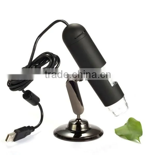 Hot mini handheld 20x-400x USB Digital Microscope with 8 LEDs Brightness Adjustable Measurement Software