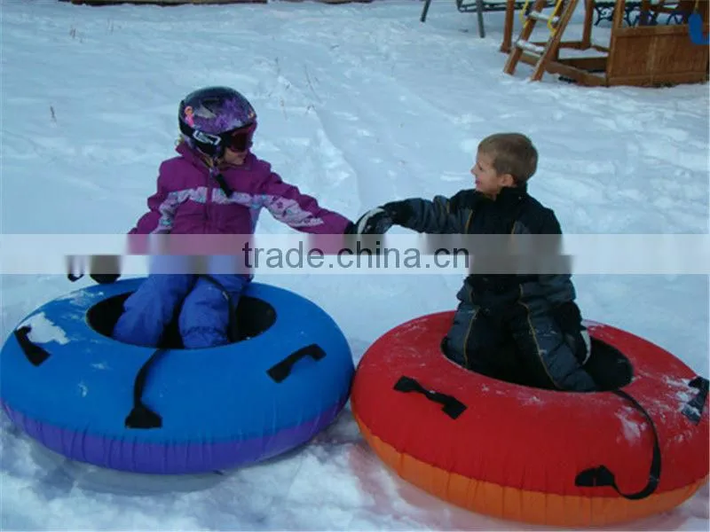 anti-freeze pvc inflatable towable snow tube cover with fabric water slide for adult