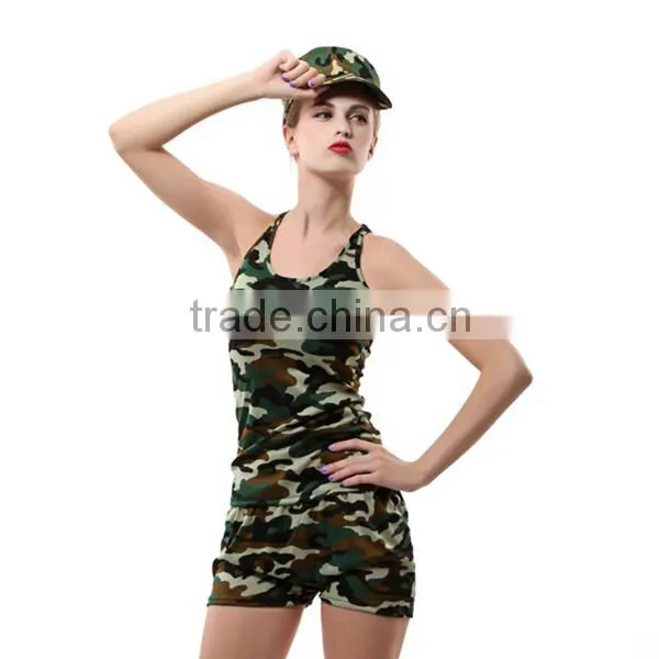 fashionable fashion camo camouflage print fabric with jungle colors