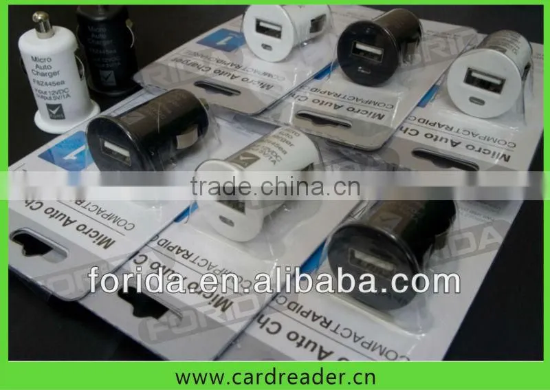 portable 5V 1A mini usb car charger