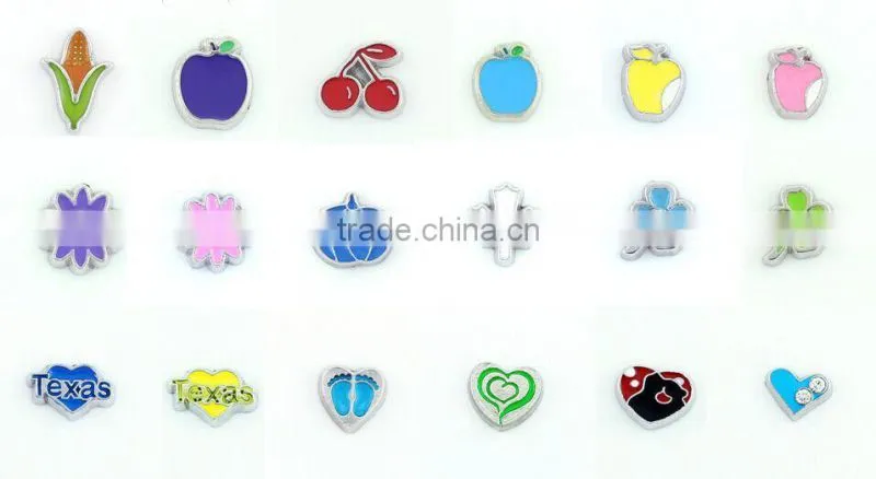 Wholesale New Summer Jewelry Ring Shape Karma Living Floating Charms