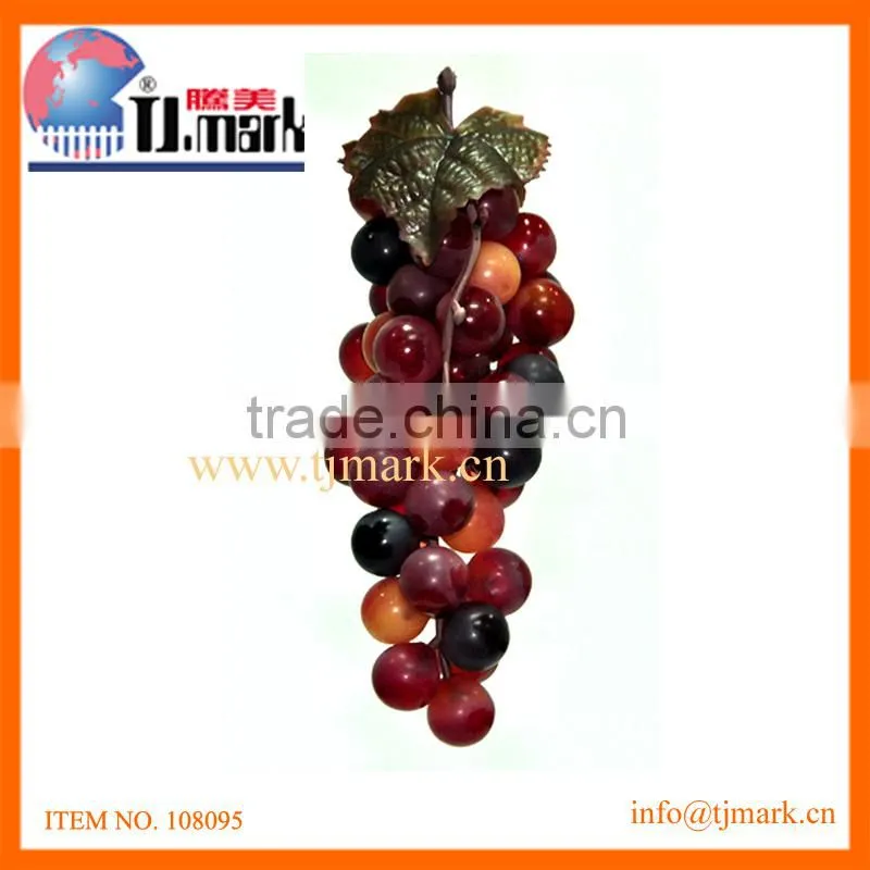 65PCS PVC PURPLE GRAPE BUNCH CRAFT