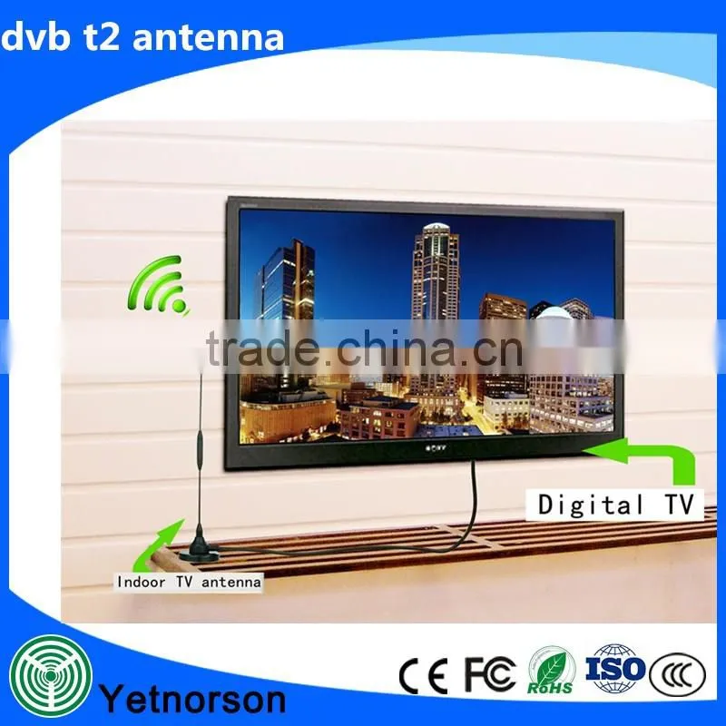 12dbi magnetic indoor hdtv Antenna auto cable hdtv dvb-t antenna for 470 862 MHz