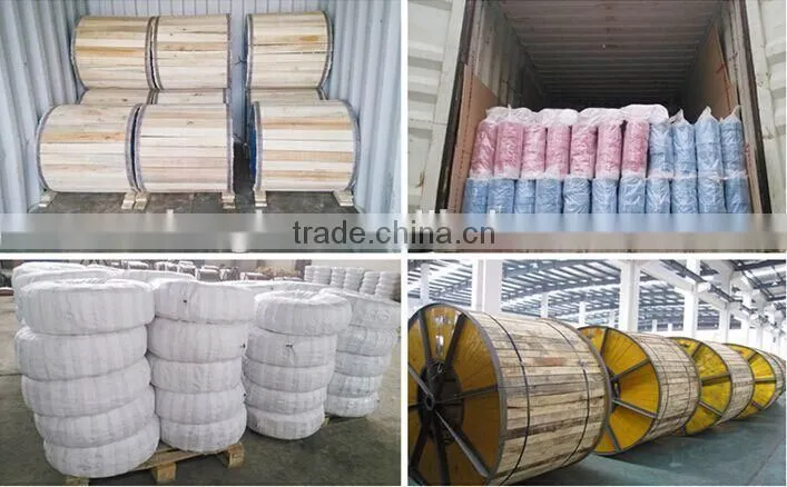 600V/1000V overhead ABC cable Triplex service drop cable Type Pagarus AAAC messager core and XLPE insulation