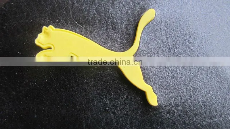 3D plastic handbags logo punch