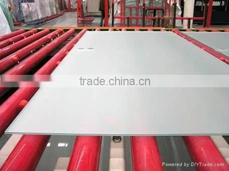 Qingdao Factory decorative frosted acid etched glass