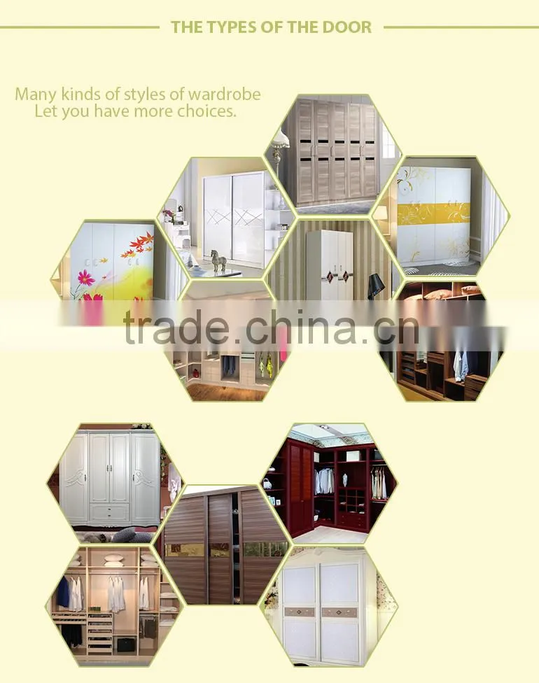 China Factory Modern Style Melamine finished wardrobe
