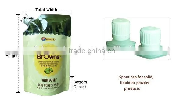 Takeaway printed aluminum foil laundry Bags